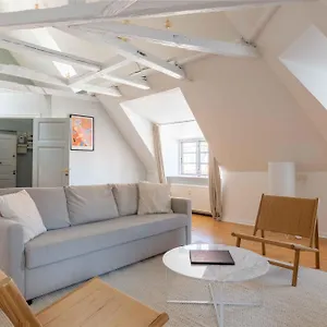 Unique W Exposed Beams Next To Tivoli Lejlighed